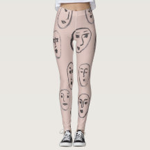 Gesichtsausdrücke der Leggings