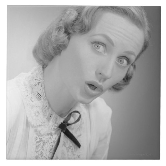 Gesichtsausdrücke Fliese (Vorderseite)