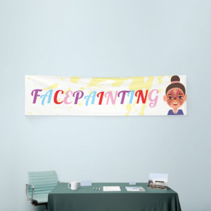 Gesichtsbemalung Gesichtsmaler Künstler Unternehme Banner