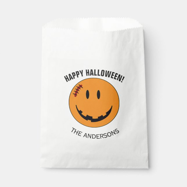 Gesichtshaut Halloween Style ID224 Geschenktütchen (Vorderseite)