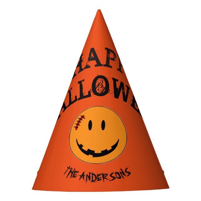Gesichtshaut Halloween Style ID224 Partyhütchen (Vorderseite)