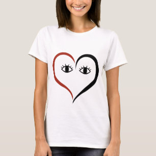 Gesichtsherz T-Shirt