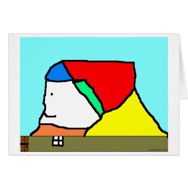 Gesichtskarte (Vorderseite (Horizontal))