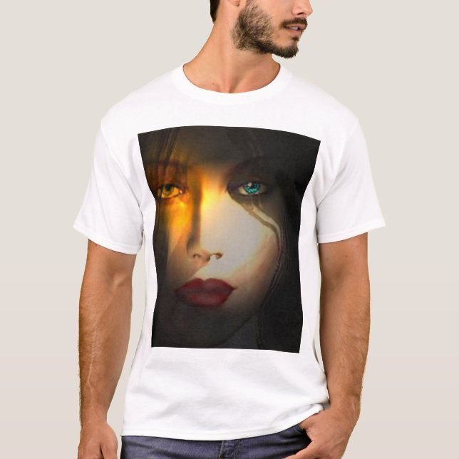 Gesichtskleid der Frau T-Shirt (Vorderseite)