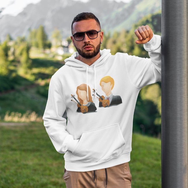 Gesichtslose Violinisten Hoodie (Von Creator hochgeladen)