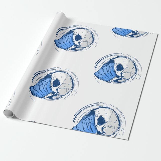 Gesichtsmaske Geschenkpapier (Ungerollt)