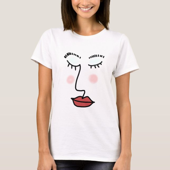 Gesichtsmaske T-Shirt (Vorderseite)
