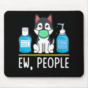 Gesichtsmaske und Handwaschmittel für sibirische H Mousepad