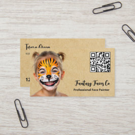 Gesichtspainter QR Visitenkarte