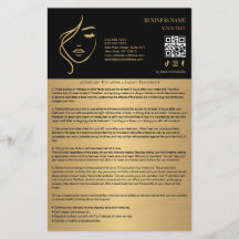 Gesichtspflege Nachsorge Flyer