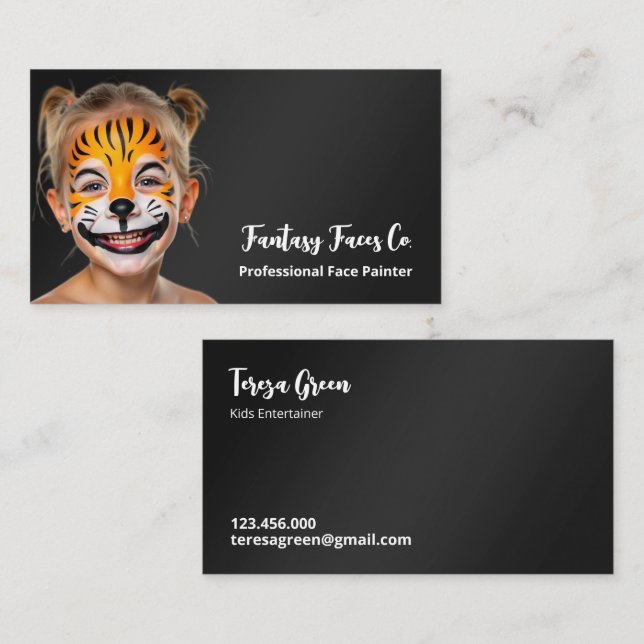 Gesichtspflege Visitenkarte (Vorne/Hinten)