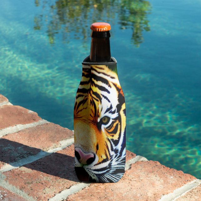 Gesichtstiere von Tiger Flaschenkühler (In Situ Pool)