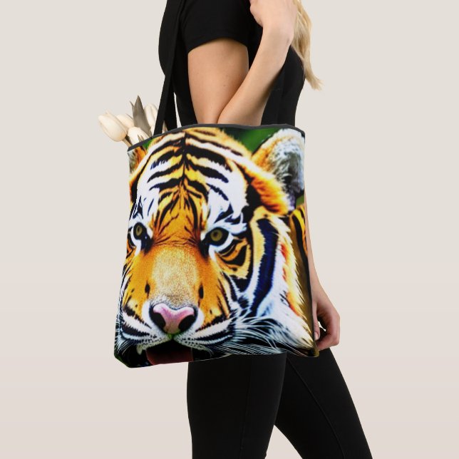 Gesichtstiere von Tiger Tasche (Von Nahem)