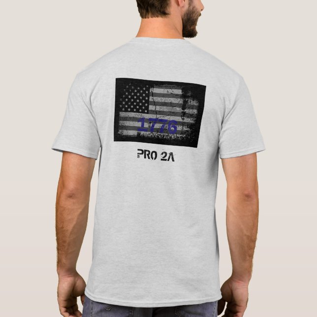 Gespannt u. zugeschlossen T-Shirt (Rückseite)