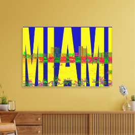 Gespannter Leinwanddruck