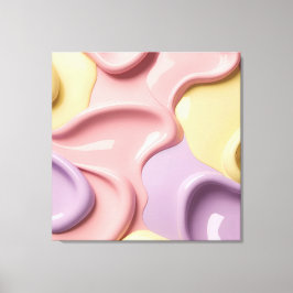 Gespannter Leinwanddruck in stilvoller Grafik