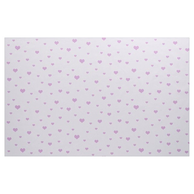 Gespeicherte Lila Herzen auf Lichtfarbe Stoff (Yard (91,4 cm))