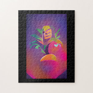 Gespenst eines Mango-Popskels abstrakte digitale K