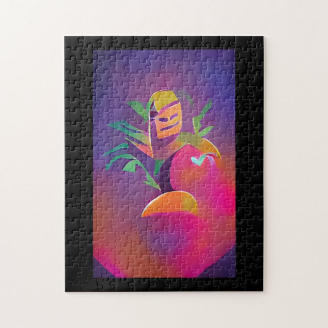 Gespenst eines Mango-Popskels abstrakte digitale K (Vertikal)