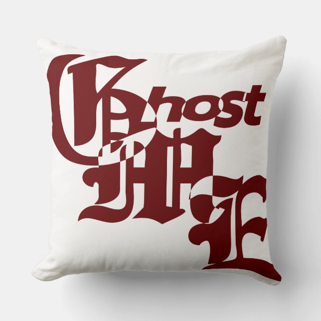 Gespenst Kissen (Vorderseite)