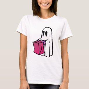 Gespenst mit Beutel Trick oder Behandlung T-Shirt