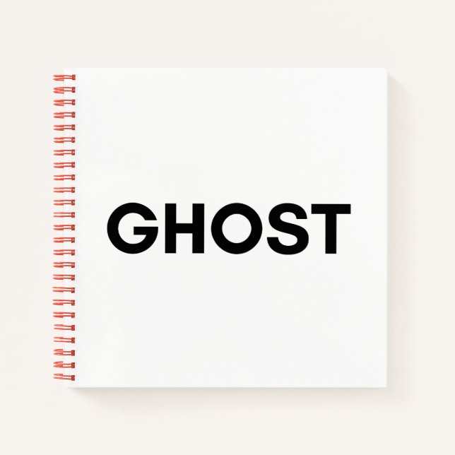 Gespenst Notizbuch (Vorderseite)