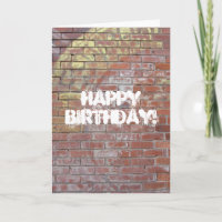 Gespenst Zeichen, glücklich zum Geburtstag!