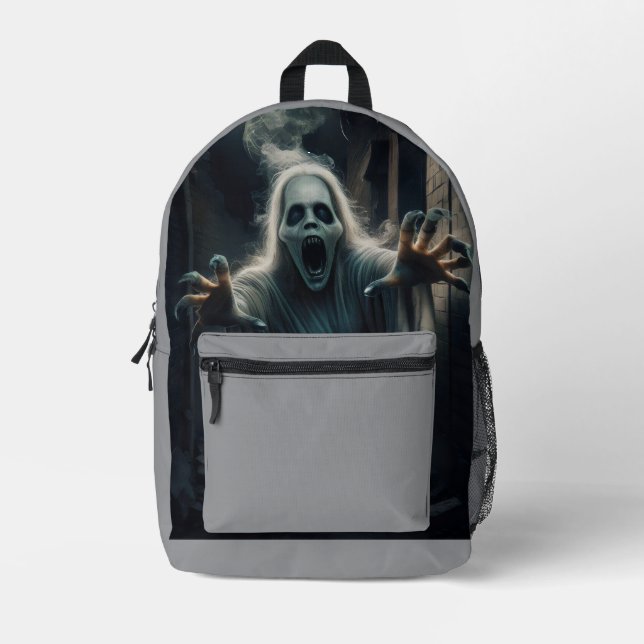 Gespenster. Bedruckter Rucksack (Vorderseite)