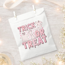 Gespenster Fledermäuse Pink & White Trick oder Tre