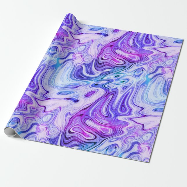 Gespenstes Flüstern, pastellfarbener Marmor: Geschenkpapier (Ungerollt)