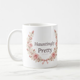 Gespenstisch hübsche Coquette-Rosen-Kranz-Tasse Kaffeetasse
