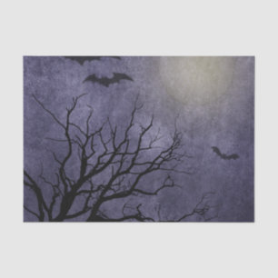 Gespenstische Halloween-Drucke Seidenpapier
