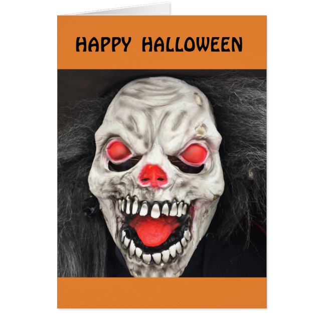 GESPENSTISCHE HALLOWEEN-KARTE (Vorne)