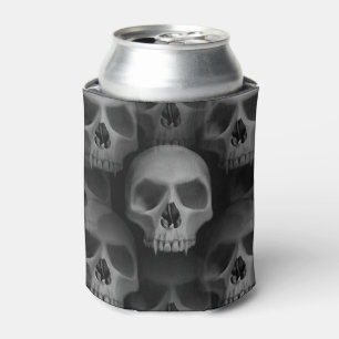 Gespenstische Halloween-Schädel Dosenkühler