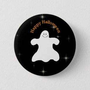Gespenstisches glückliches Halloween-Button Button