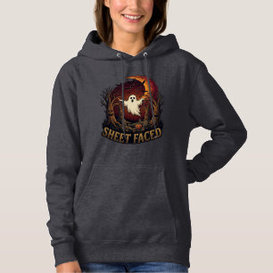 Gespenstisches Halloween-Geister-Baum-Mond_1 Hoodie