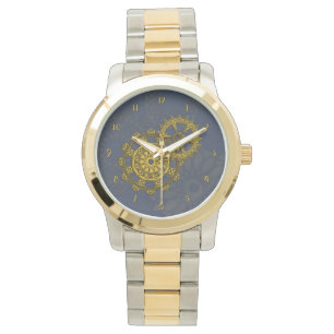 Gesponnene Uhrwerk-Uhr Armbanduhr