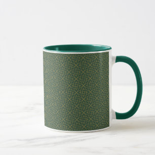 Gesponnenes keltisches Knoten-Muster Tasse