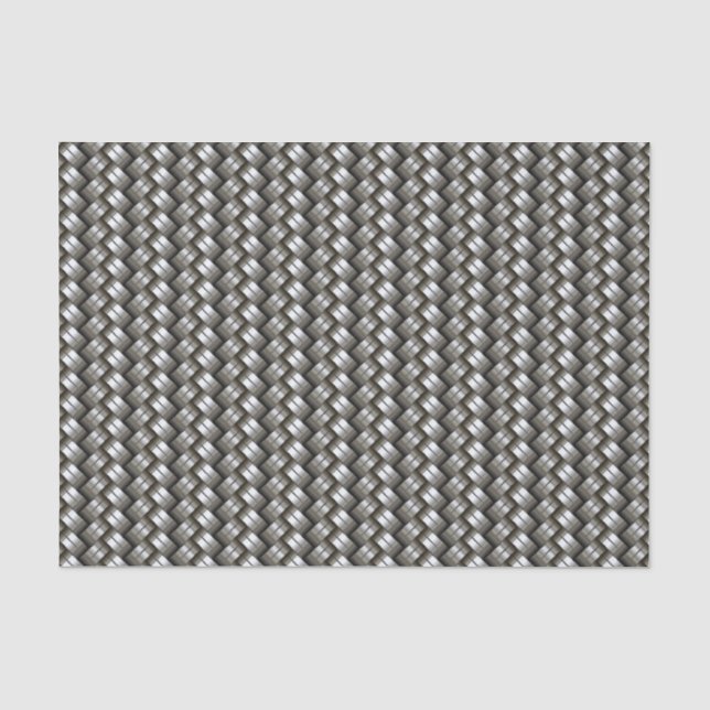Gesponnenes Metallmuster Seidenpapier (Vorderseite)