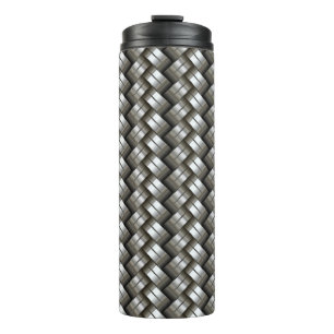 Gesponnenes Metallmuster Thermosbecher