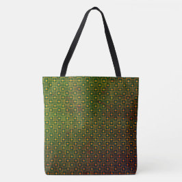 Gesponsertes, blutig grünes, orangefarbenes chines tasche