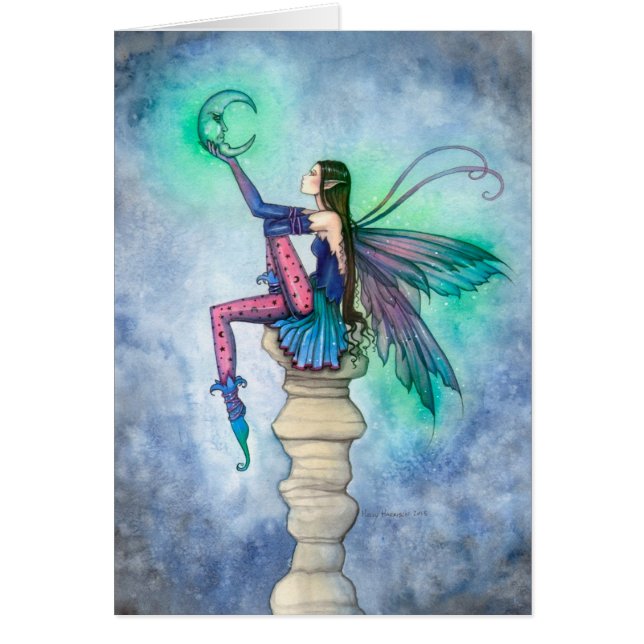 Gespräch mit der Mond Fairy Fantasy Art (Vorne)