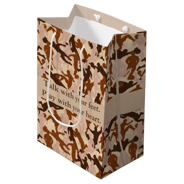 Gespräch mit Ihren Füßen Mittlere Geschenktüte (Vorderseite Schrägansicht)