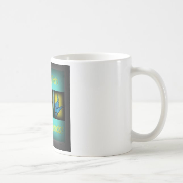 Gespräch mit Ihren Händen (2) Kaffeetasse (Rechts)