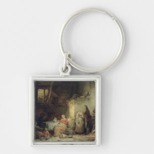 Gespräch nach der Mahlzeit, 1840 Schlüsselanhänger