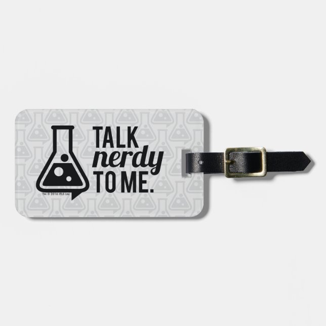 Gespräch Nerdy Gepäckanhänger (Vorderseite horizontal)