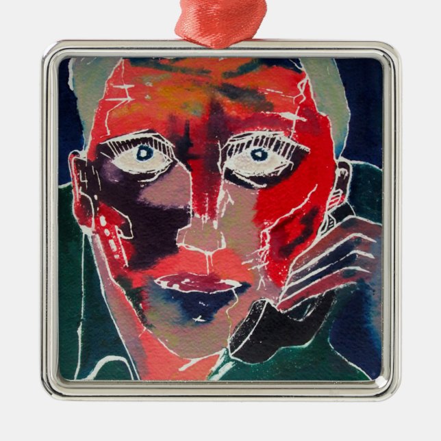 Gespräch Ornament Aus Metall (Vorne)