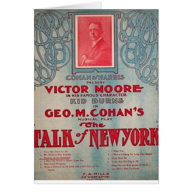 Gespräch von New York, Cohan, Sieger Moore (Vorne)