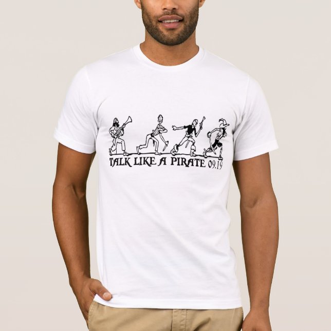 Gespräch wie ein Piraten-T - Shirt (Vorderseite)