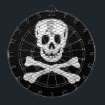 Gespräch wie ein Piraten-Tag Dartscheibe<br><div class="desc">Sprechen Sie wie ein Piraten-Tagesschwarzes,  das auf Weiß mit Ziegeln gedeckt wird</div>